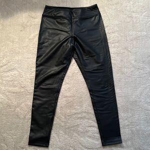 Nordstrom leggings. Like new -Faux leather leggings